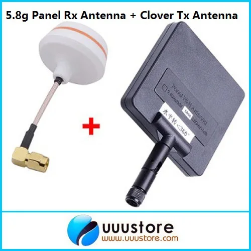 

FPV 5.8G 5.8ghz 11dBi Panel Antenna w/5.8G Right Angle TX-SMA Female Antenna Gains for Boscam VTx and VRx
