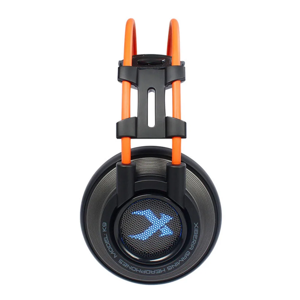 XIBERIA K9 Виртуальная 7,1 Звуковая игровая гарнитура casque лучшие PC Gamer USB стерео бас наушники с микрофоном для игры Cumputer