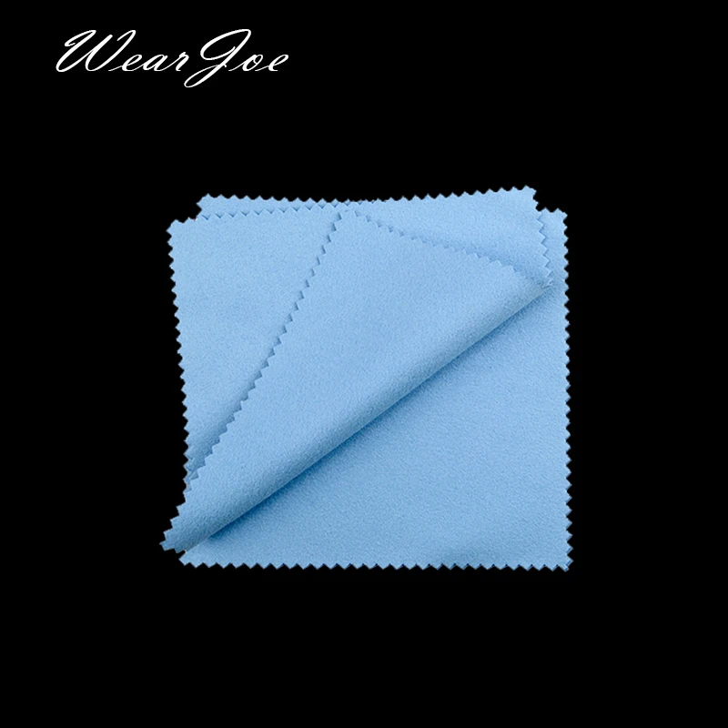 100 шт./лот чистящая ткань из микрофибры золотого и серебряного цвета для