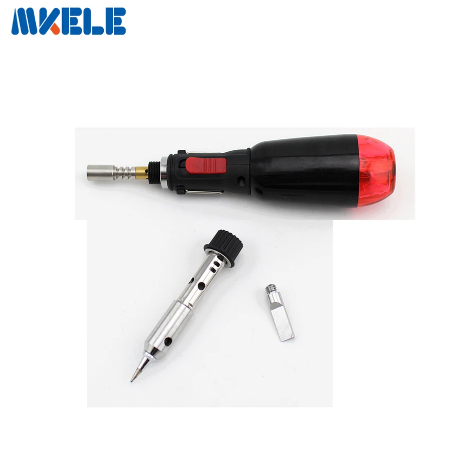 3 в 1 бутан Газовая горелка паяльная газовая железная ручка форма инструмент