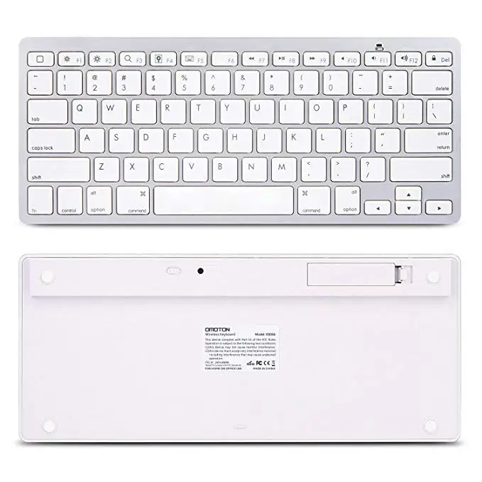 Ультра тонкая беспроводная клавиатура Bluetooth для Iphone Ipad Android Tablet PC Phone и других