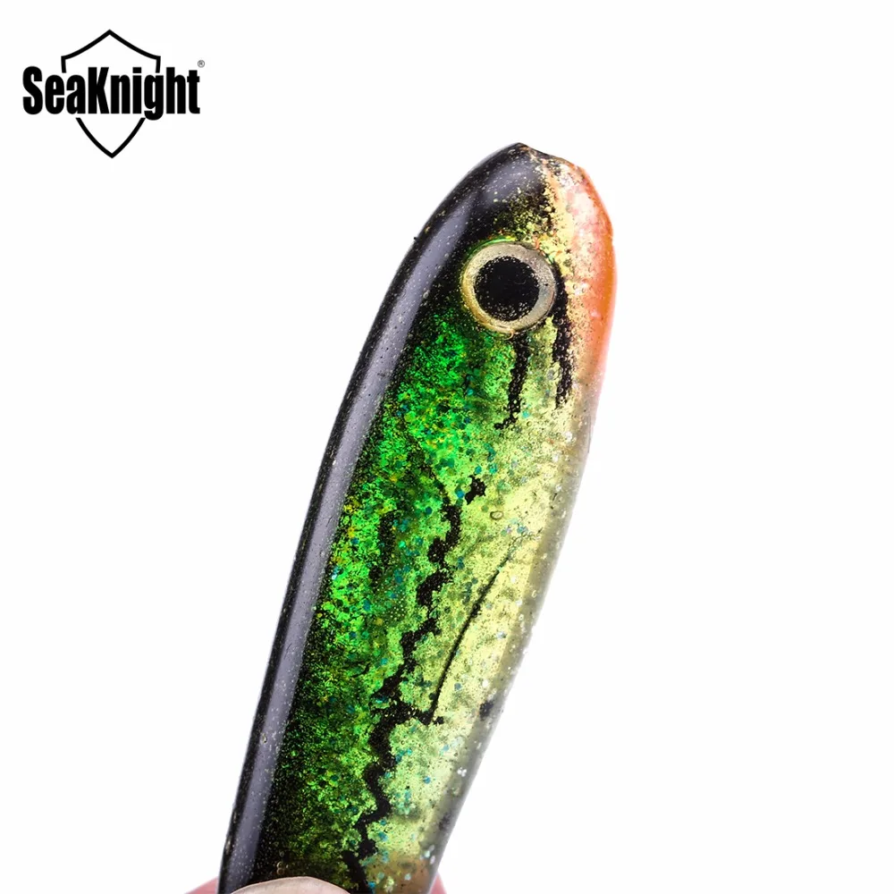 SeaKnight мягкая lure18 шт/партия SL013 рыболовная приманка 3 дюйма/76 мм 7 4 г Супер