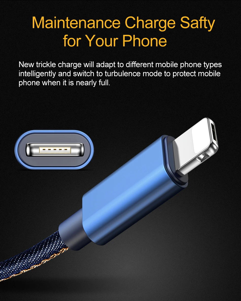 GUSGU кабели для мобильных телефонов для iPhone кабель 2 в 1 нейлоновый Плетеный несколько зарядный кабель Micro USB для iPhone 8/8 Plus/Galaxy S8