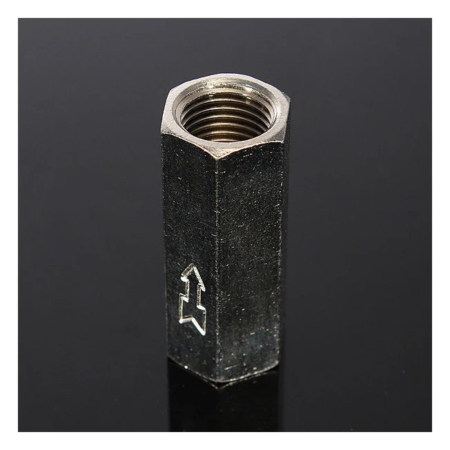 KSOL Brass 1/4'' Threaded BSPP Female Full Port One Way Air Check Gas Oil Water Valve | Обустройство дома