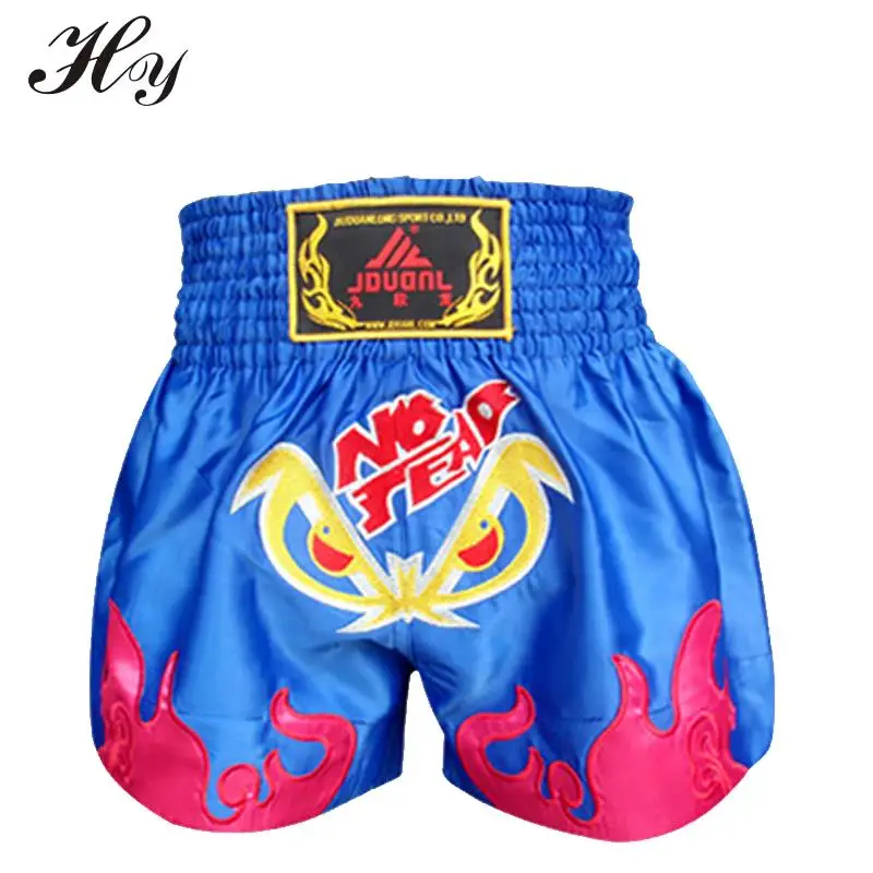 2016 новые шорты кикбоксинг черные Муай тайские боксерские штаны свободные боевые