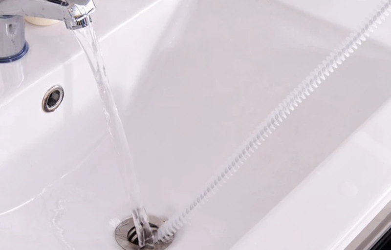 Sewer Cleaning Brush Home Bendable Sink Tub Toilet Dredge Pipe Snake Tools Creative Bathroom Kitchen Accessories L903 | Дом и сад