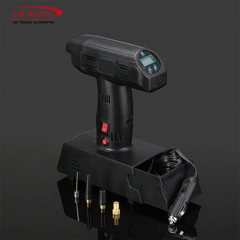 12 В Надувной цифровой дисплей Автомобильный воздушный компрессор 3 м шнур