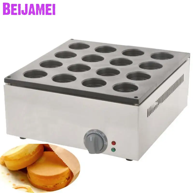 

BEIJAMEI 2233B 12 Holes Commercial Red Bean Cake Waffle Maker Machine 220V 110V Electric Obanyaki Snack Making Machines