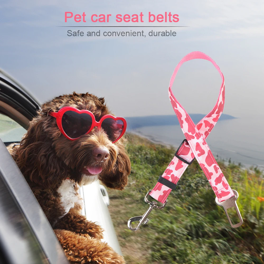 Камуфляж собаки безопасности автомобиля ремень безопасности Щенка Pet поясной ремень Тедди ремни безопасности поводок используется для ошейника жгут собаки аксессуары оптом