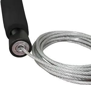 

Winmax Crossfit Fitness Equipment Steel Wire Skipping Adjustable Speed Strong Metal Skipping Rope Jumping Rope With Foam Handle