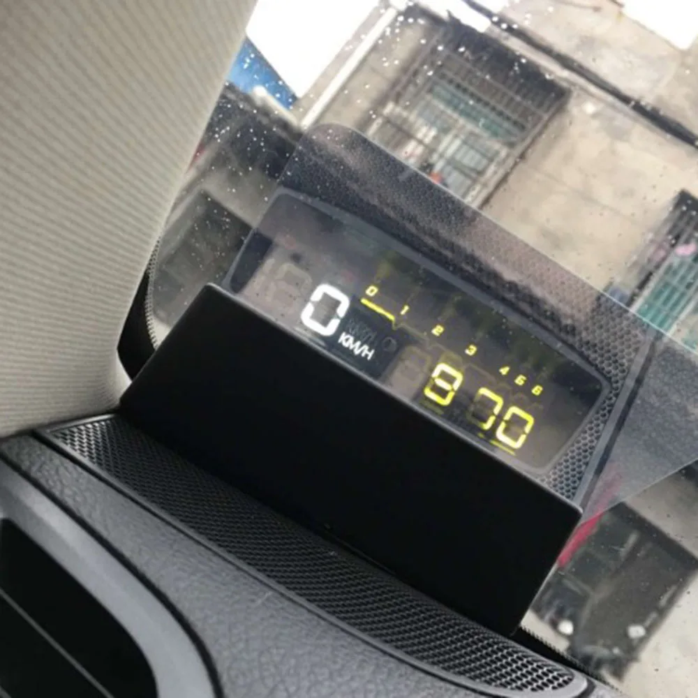 ГОРЯЧАЯ АВТО HUD Дисплей вверх OBD II EOBD Авто Цифровой Автомобильный спидометр для Audi