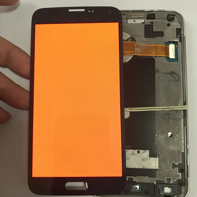 100% протестированный ЖК экран Super AMOLED Burn in Shadow для SAMSUNG S5 NEO G903 сенсорный дигитайзер