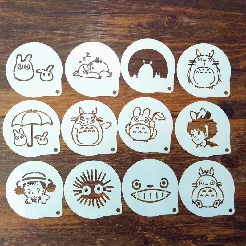 12 шт./компл. трафареты для торта с мультяшным рисунком печенья инструменты