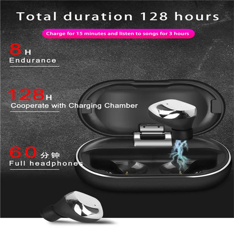 X26 TWS Bluetooth 5 0 наушники настоящие беспроводные Смарт водонепроницаемые стерео Hifi с