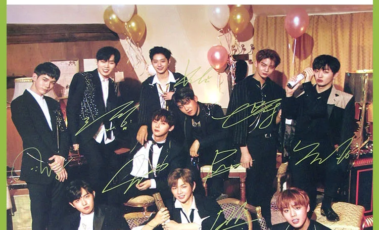 Подписанный вручную WANNA ONE autographed mini2nd альбом 0 + 1 = я обещаю вам K POP CD photobook