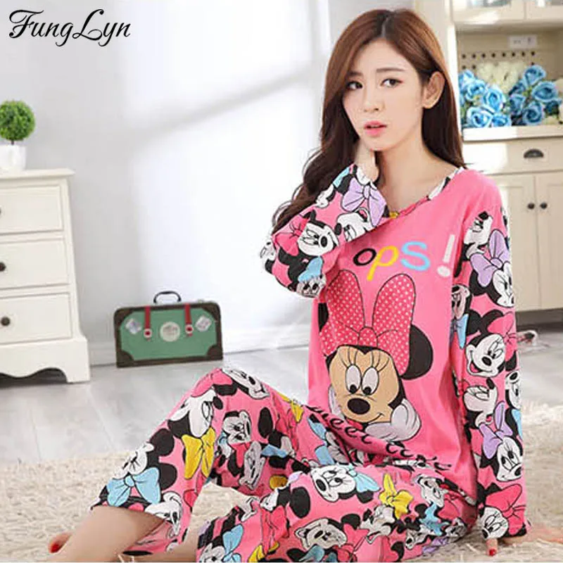 FL069C Милая Тонкая Пижама с рисунком Kigurumi Mujer Invierno Pigiama Donna Pyjama Femme Huis Pak Vrouwen пижамный