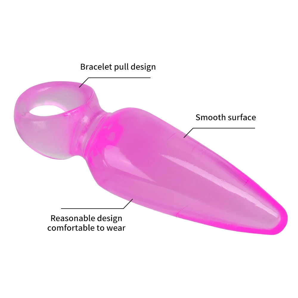 Silicone Anal Plug Vaginal Prostate Massager Butt No Vibration Sex Toys for Men Woman Gay Masturbation 3 Color | Красота и здоровье