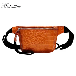 Женская поясная сумка Mododiino, винтажная мини-сумка для телефона с принтом банана, нагрудный ремень, DN0942, 2019