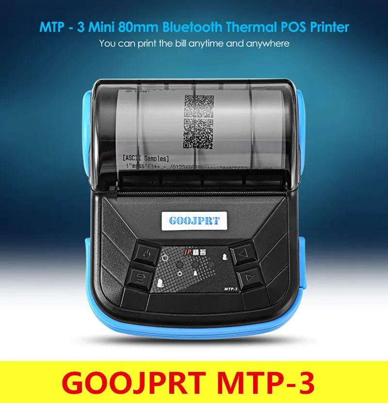 Оригинальный GOOJPRT MTP 3 80 мм Bluetooth POS чековый Термопринтер для супермаркета