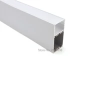 100 x 2m setslot anodized silver led light aluminum profile deepest aluminium led profile with power place for suspension light