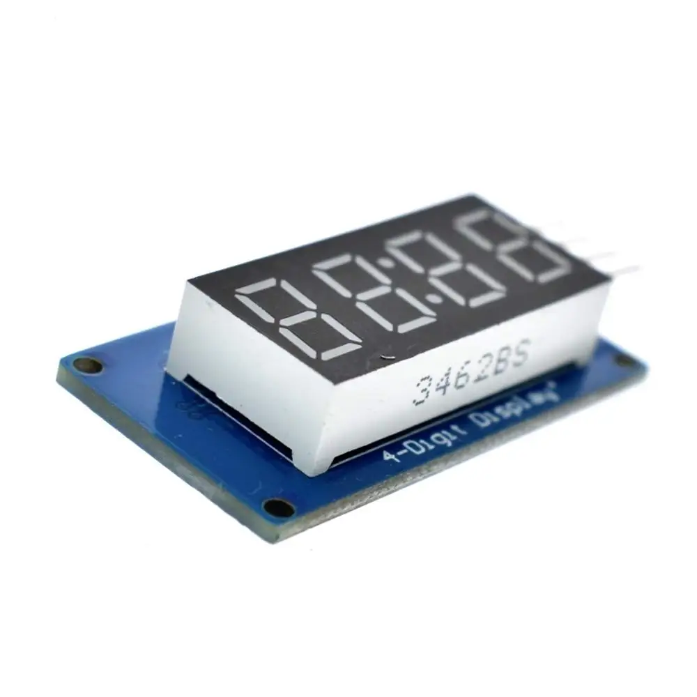 4 битный цифровой светодиодный модуль TM1637 diy для arduino 7 сегментов 0 36 дюйма часы