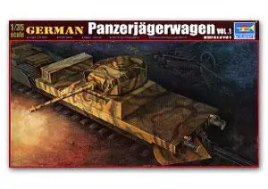 Весы Trumpeter 1/35 модели 00368 немецкая рельсовая противозаряженная бронированная