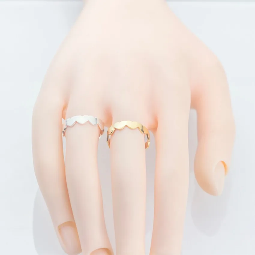 Регулируемое тонкое кольцо для женщин свадебные ювелирные украшения из