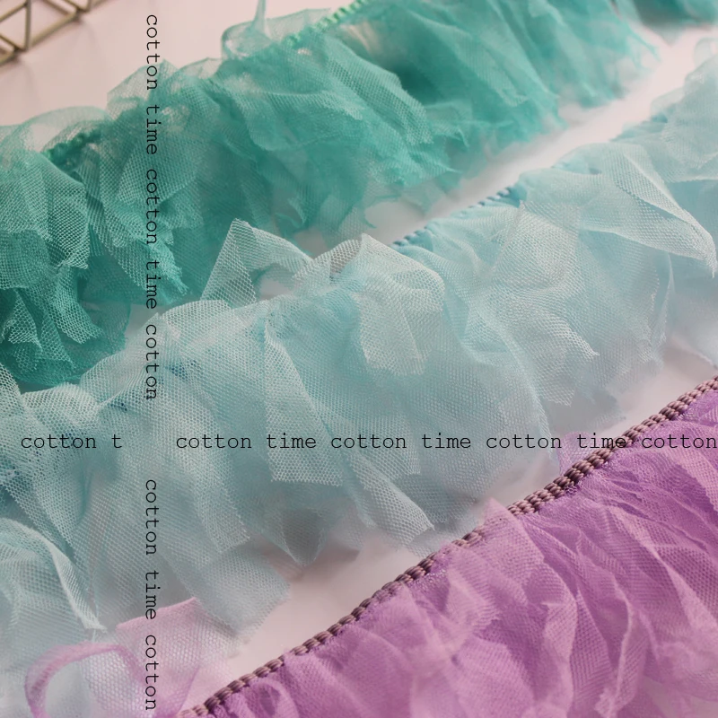 5 ярдов кружевная плиссированная кисточка с оборками высота 8 см свадебная