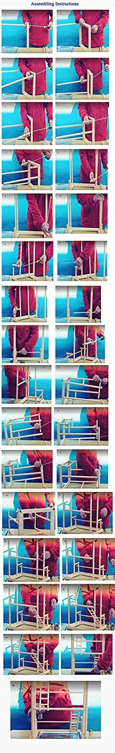 Птица перчи игровой стенд тренажерный зал Parrot игровая площадка качели мост