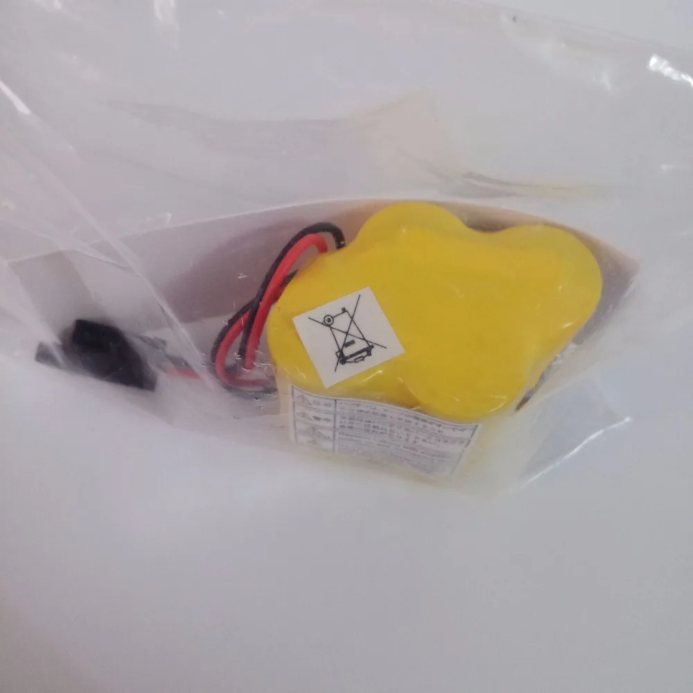 10 packs New Date Original NEW BR-2/3AGCT4A 6V PLC lithium battery with Black plug A98L-0031-0025 A06B-6114-K504 | Электроника