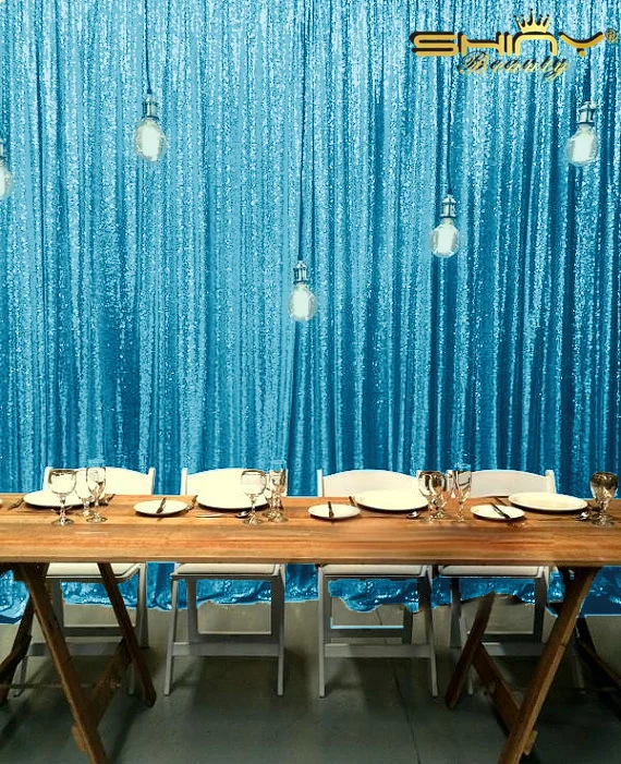 ShinyBeauty 9FTX9FT Turquoise SEQUIN фото фон вечерние/Выпускные фотографии свадебная фотокабина