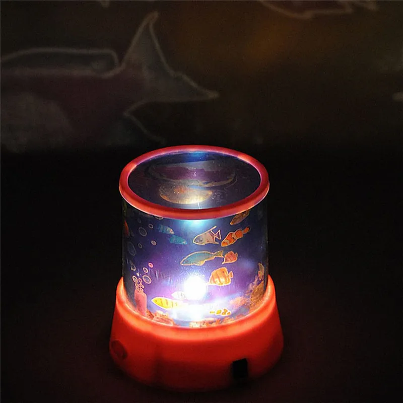 Яркий проектор для загадочного океана морской рыбы светодиодный ночсветильник