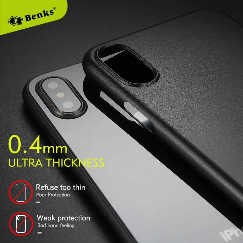 Benks Luxury Phone Case For iPhone X Cover Ultra Thin Matte PP 10 case Protective Capinhas Capa Coque 6892 |