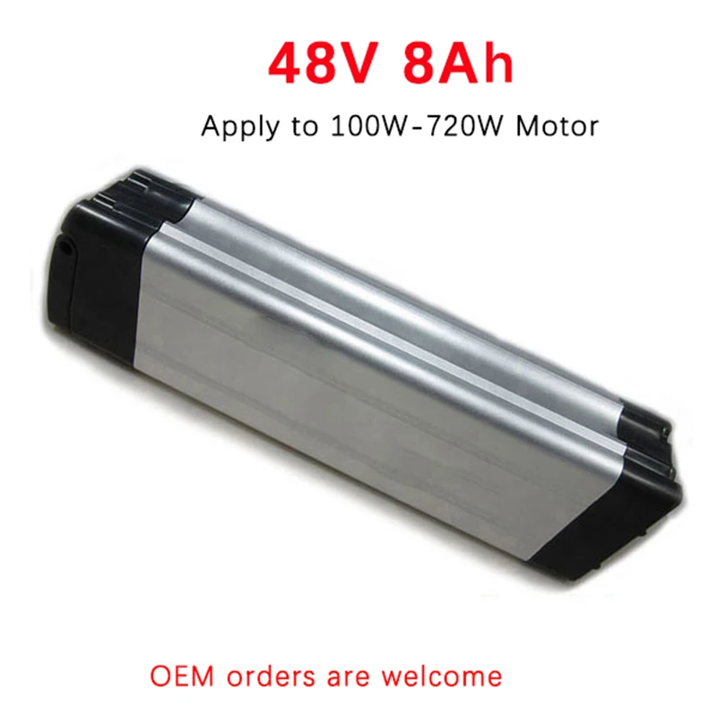 48V 8Ah 500W комплект литий ионных батарей для электровелосипеда Серебряная рыба Bafang