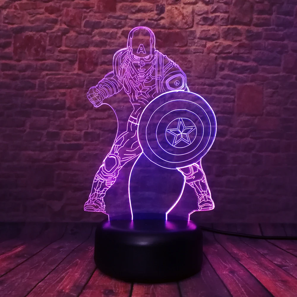 Новый герой фильма креативные Мстители Marvel фигурка Капитана Америки из Звездные