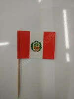 mini 500pcs peru toothpick flag for food picks dinner cake toothpicks toppers cupcake decoration fruit cocktail sticks for party