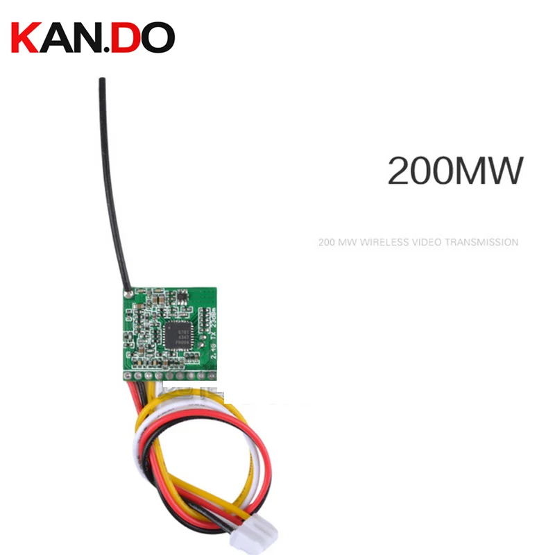 Чип видеонаблюдения 200 мВт 2 4 ГГц беспроводной передатчик - Цена: 938,27 руб.