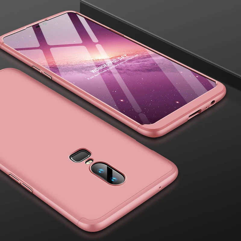 Чехол для Oneplus 6 One Plus 5/5T оболочка чехлы чехол с полной защитой 360 Матовый Жесткий