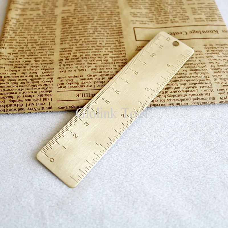 Внешние латунные фотообои с двойной шкалой см и дюймовым цифровым блоком