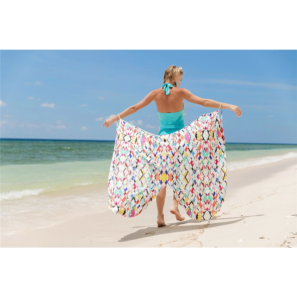 Европейский Стиль пляжное платье Сексуальная V шеи спинки пляжная