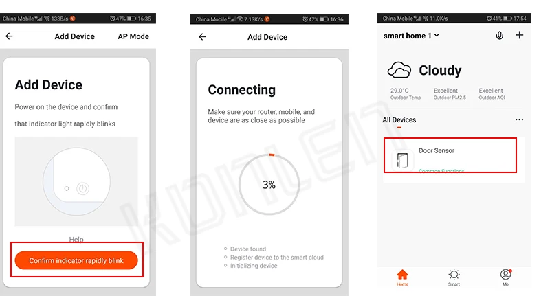 KONLEN Tuya WiFi датчик для двери приложение Smart Life Беспроводной окно сигнализация открытой двери магнитный детектор домашней охранной запись уведомления приложения Alexa Ifttt