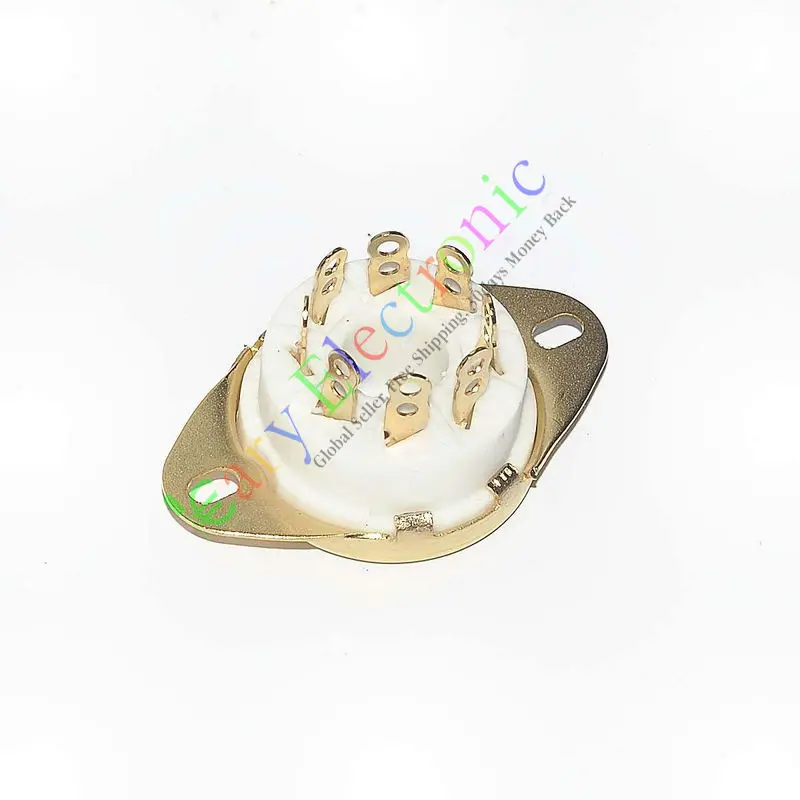 Оптовая и розничная продажа 8 шт. золотые 8-контактные керамические вакуумные