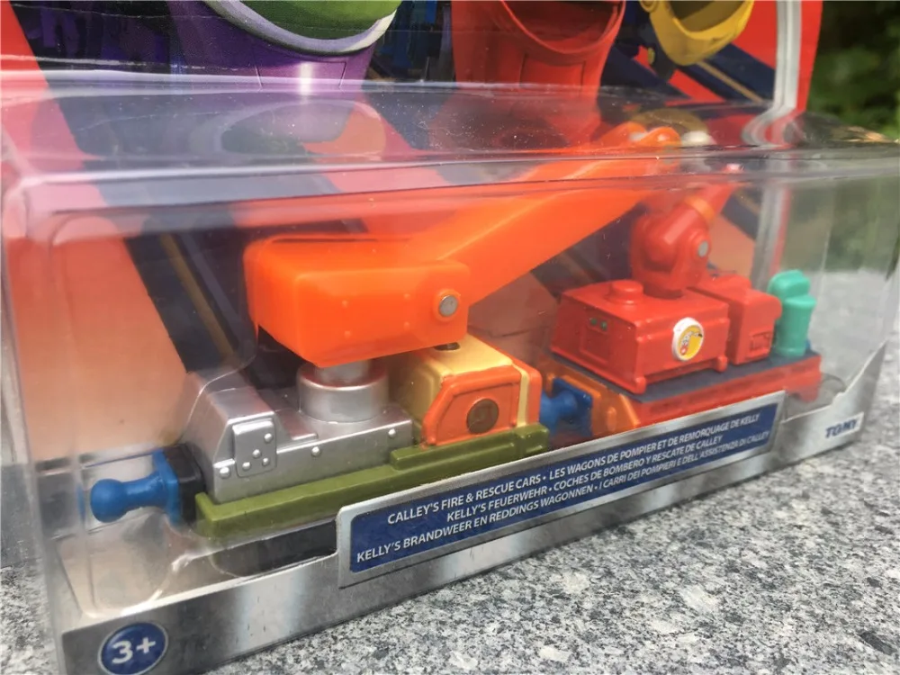 Новинка автомобили Takara Tomy Chuggington Calley's Fire &amp Rescue металлический Литая игрушечная