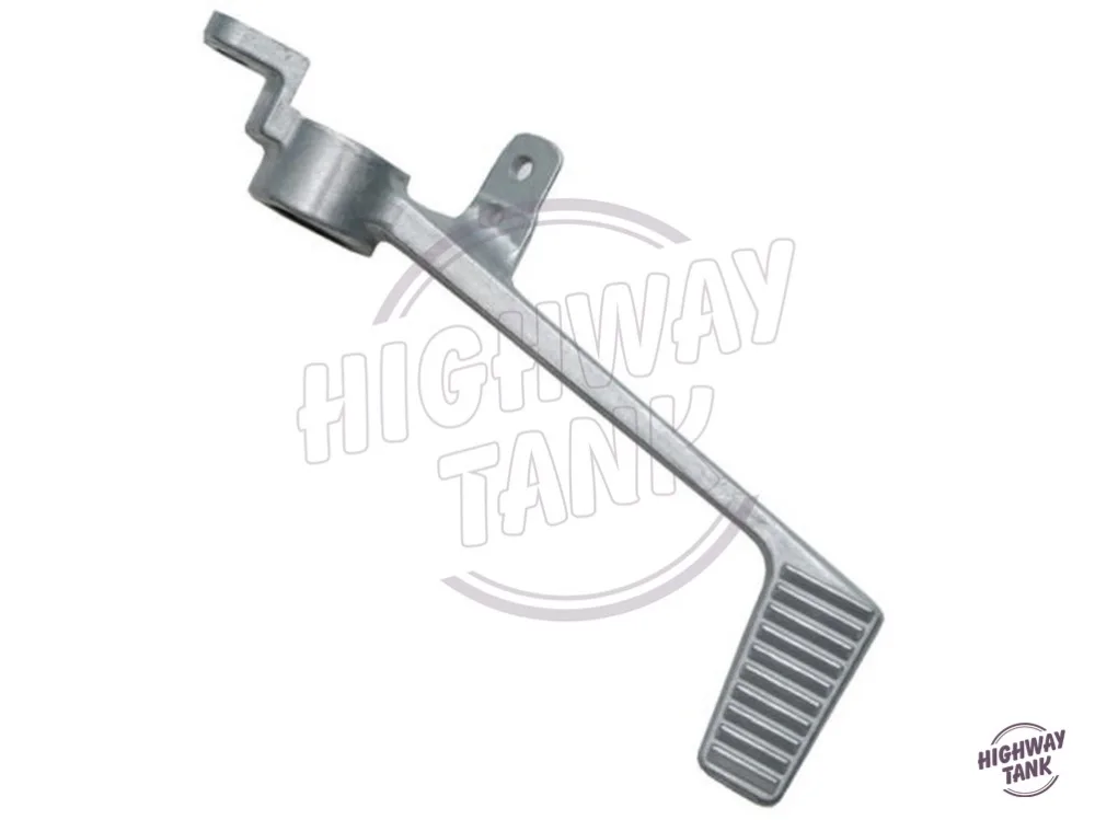 Алюминиевый серебристый простой мотоцикл педаль заднего тормоза тормозные