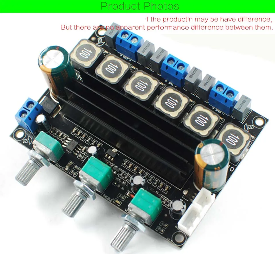 WM 034GT TPA3116 DC10 25V высокомощная цифровая плата усилителя сабвуфера 2 1|Усилители