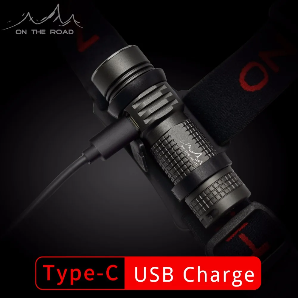 Налобный фонарь M3 Pro HL светодиодный с прямой зарядкой по USB креплением на голову
