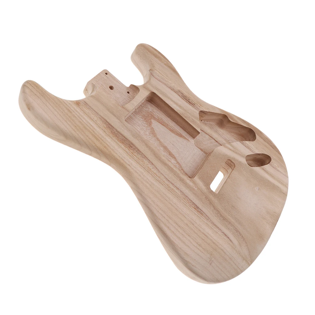 Handcrafted Sanding Electric Guitar Replacement Unfinished Body DIY Accessory Wood for Musical Stringed Instrument Guitar|Детали и
