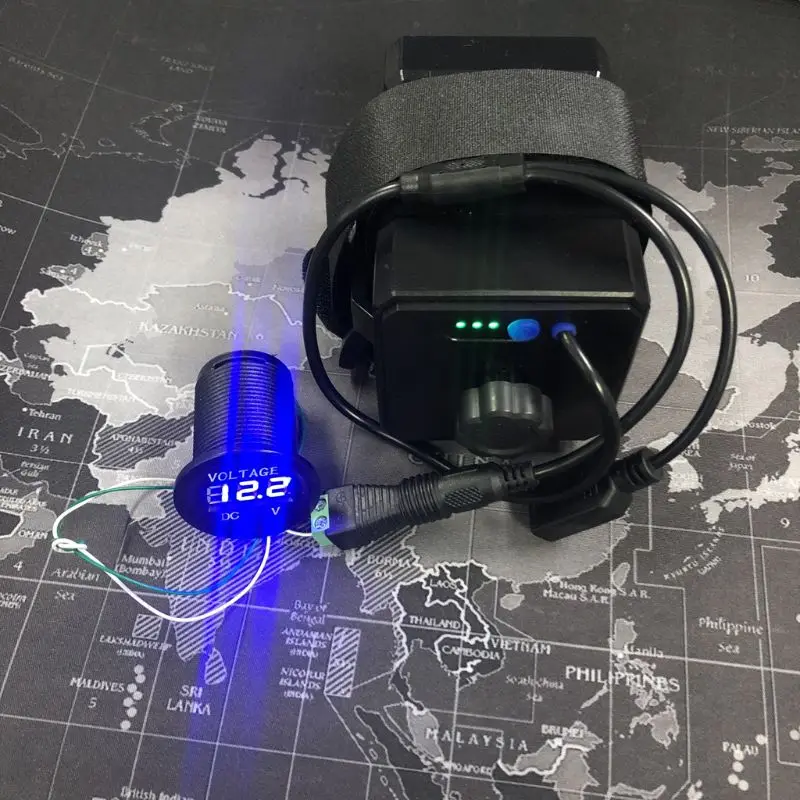 12V водонепроницаемый чехол для батарейки коробка с USB Интерфейс Поддержка 3x18650 26650