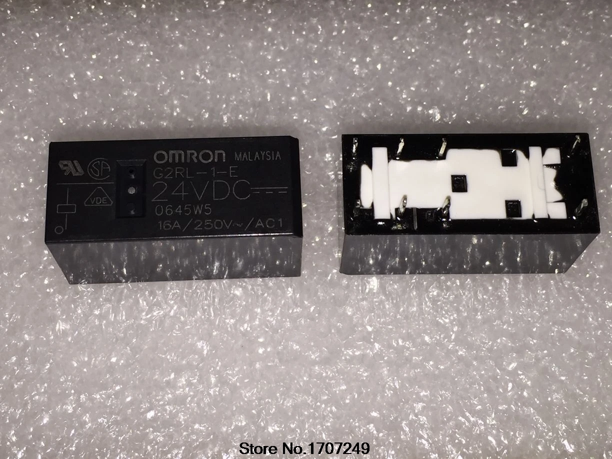 Бесплатная доставка новинка оригинальное реле Omron 10 шт./лот искусственная кожа 24