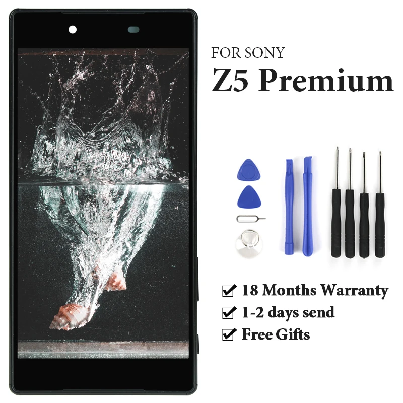 1 шт. 5 &quotдля Sony Xperia Z5 premium Plus дисплей ЖК экран Оцифровка Замена телефона в сборе